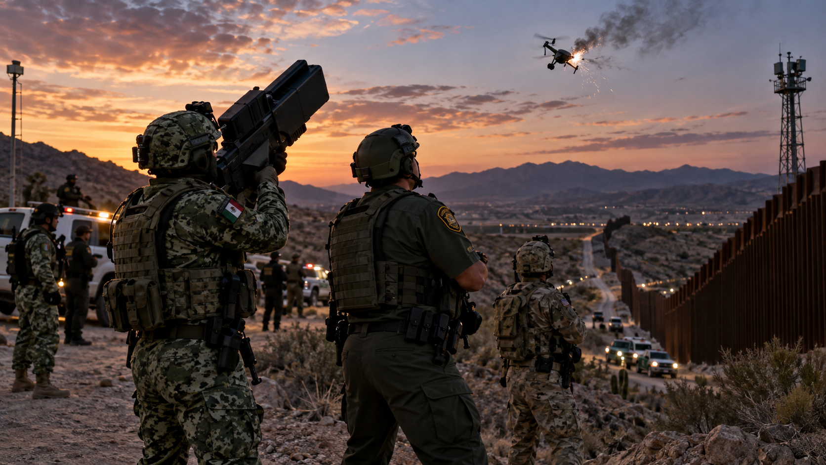 EU reconoce a México por frenar drones de cárteles en la frontera norte