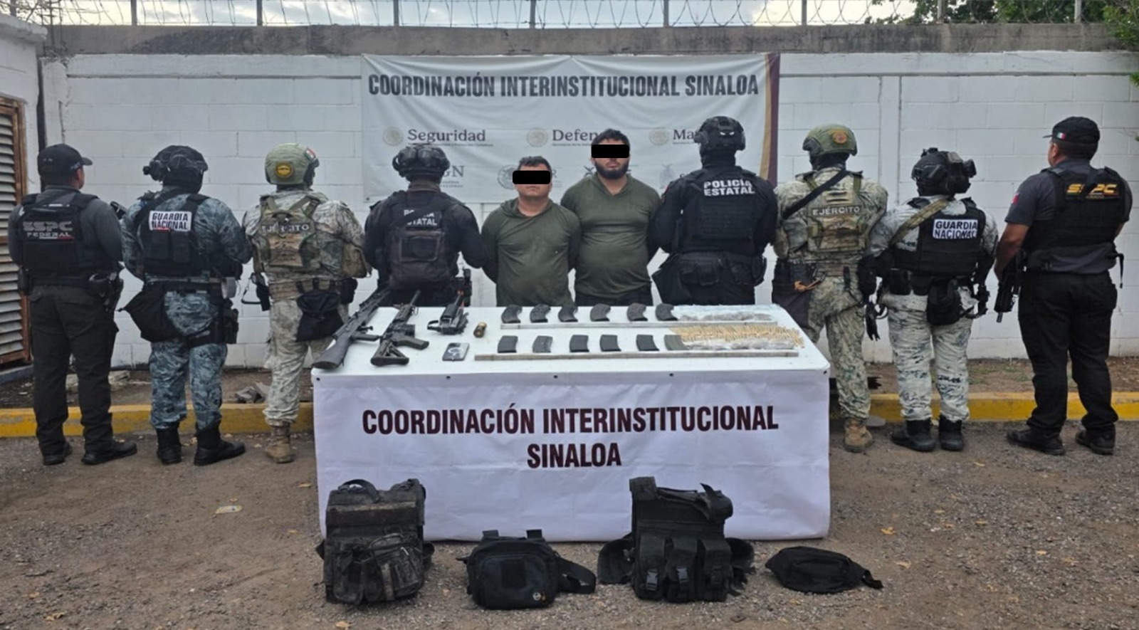 Detienen a dos ligados al plagio de 10 mineros en La Concordia Sinaloa