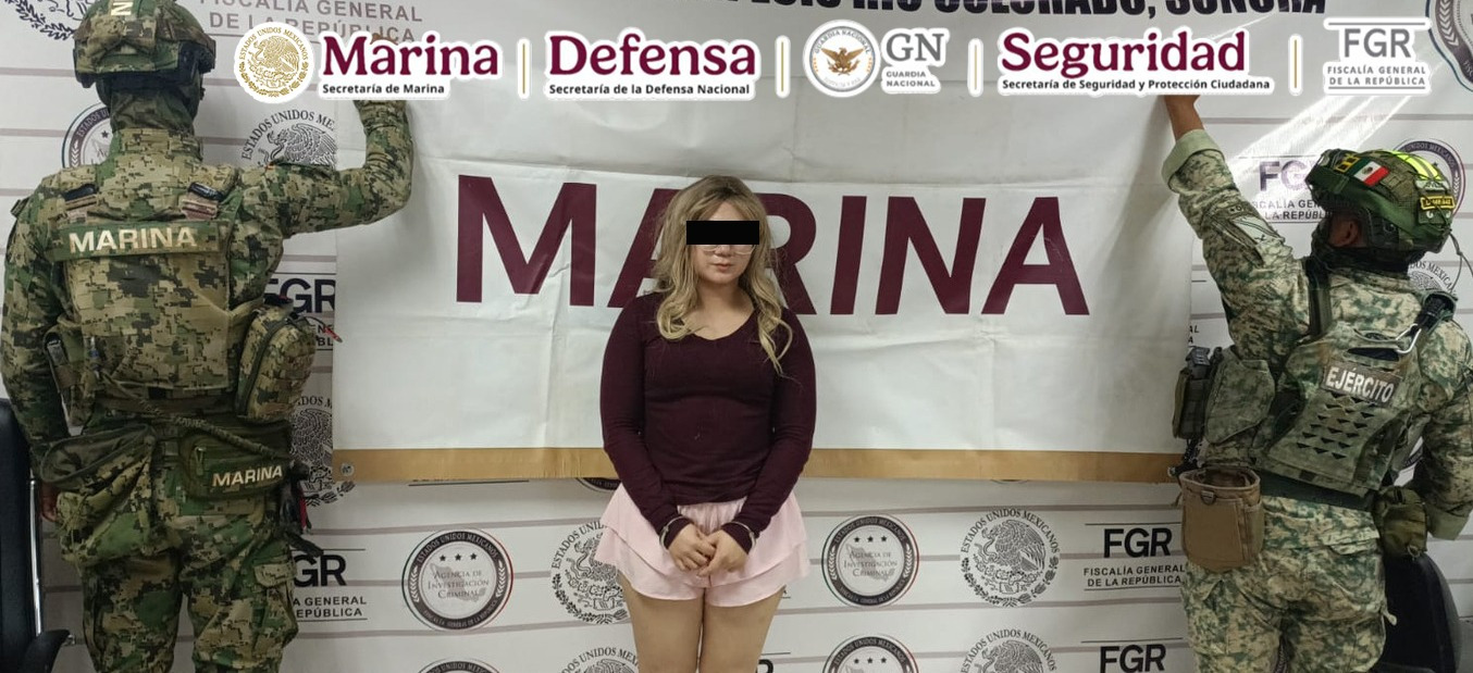 Yanet “N” fue capturada en Sonora con 5 mil 445 cartuchos y un vehículo.
