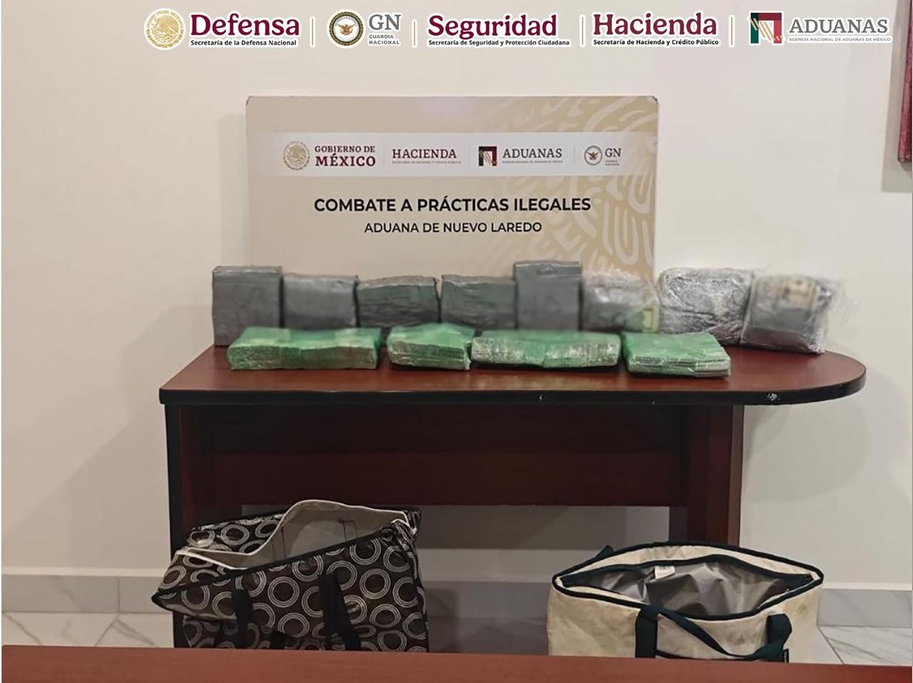 Rayos X detectan 769 mil dólares ocultos en la Aduana de Nuevo Laredo.