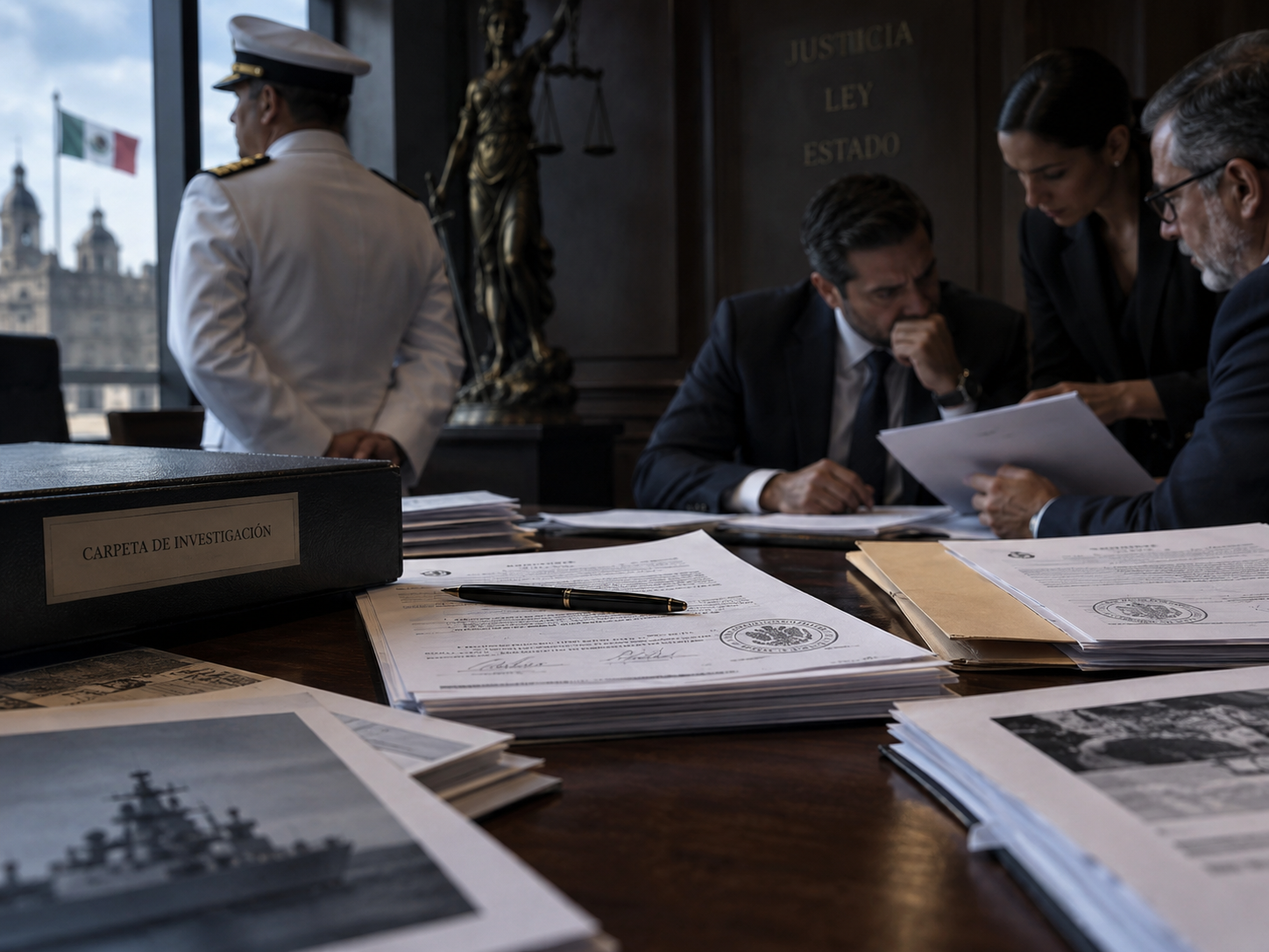 Abogados sostienen que papeles usados por FGR apuntan al exjefe de Marina
