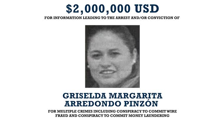 FBI recuerda recompensa de 2 mdd por operadora financiera del CJNG en EU