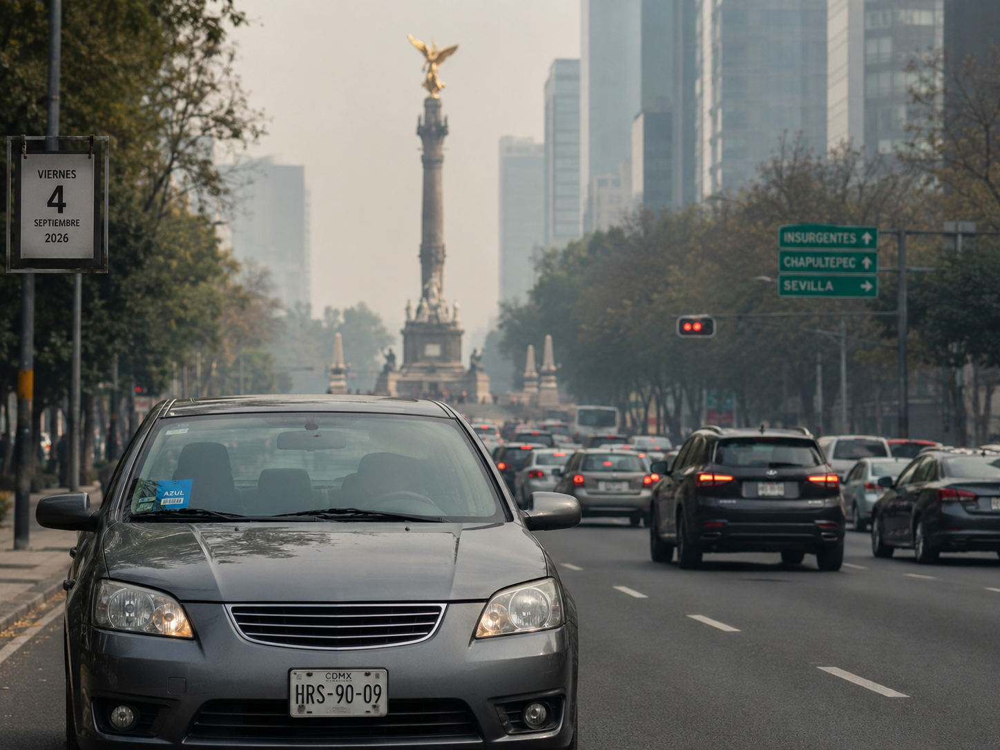 Hoy No Circula: placas 9 y 0 no circulan este viernes 4 de septiembre