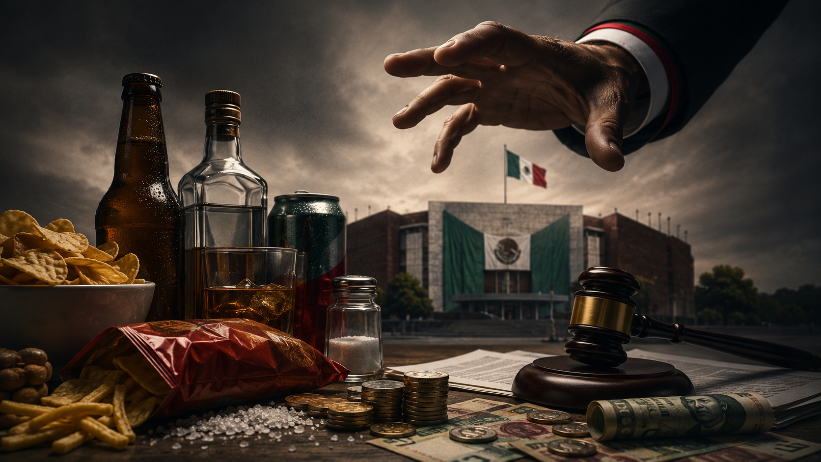 Morena analiza elevar IEPS a alcohol y gravar alimentos con exceso de sodio.