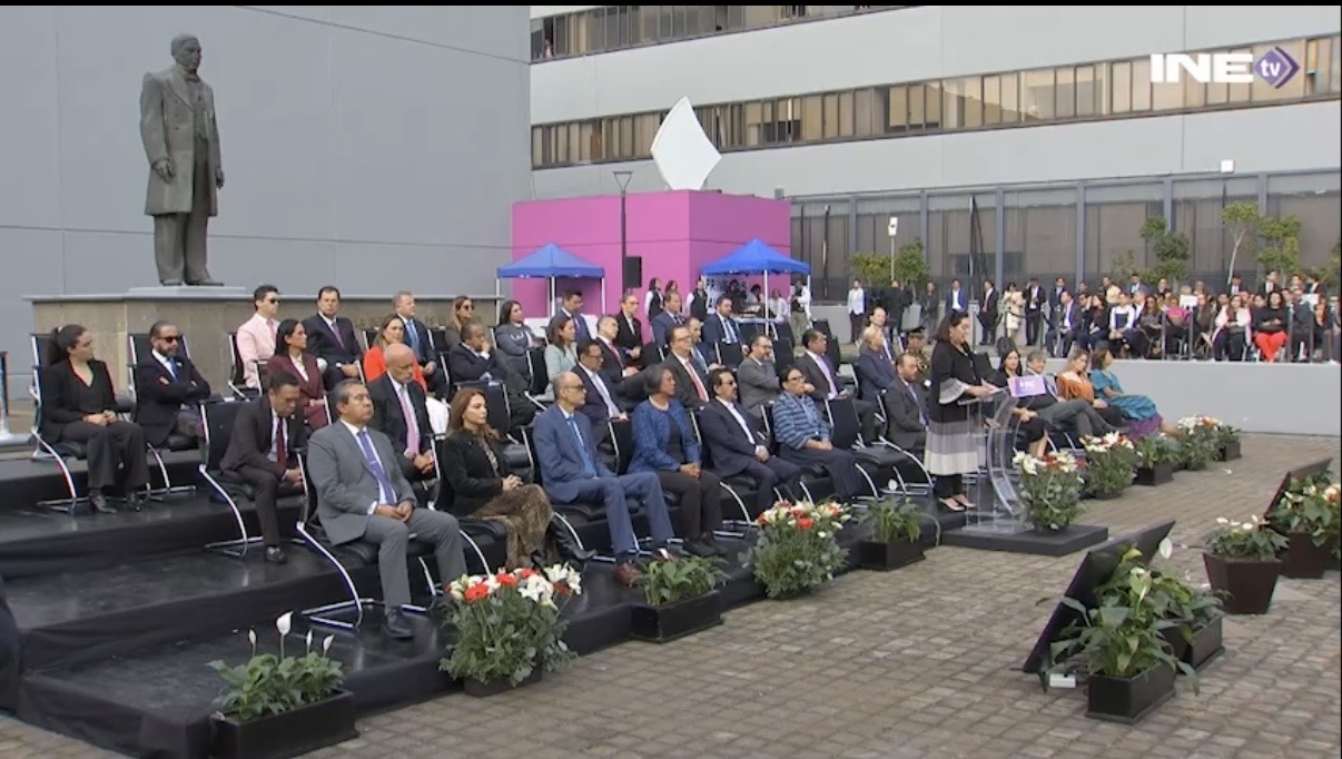 Taddei asegura que el INE está listo para organizar la elección de 2027.