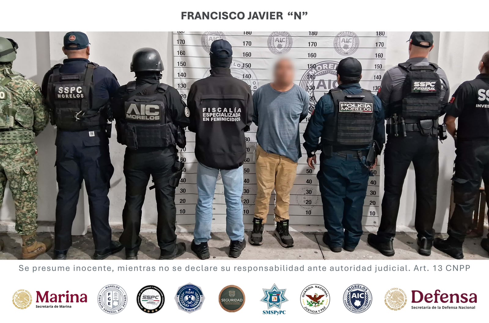 Francisco Javier “N” ingresa a prisión por feminicidio de Claudia Tacoronte
