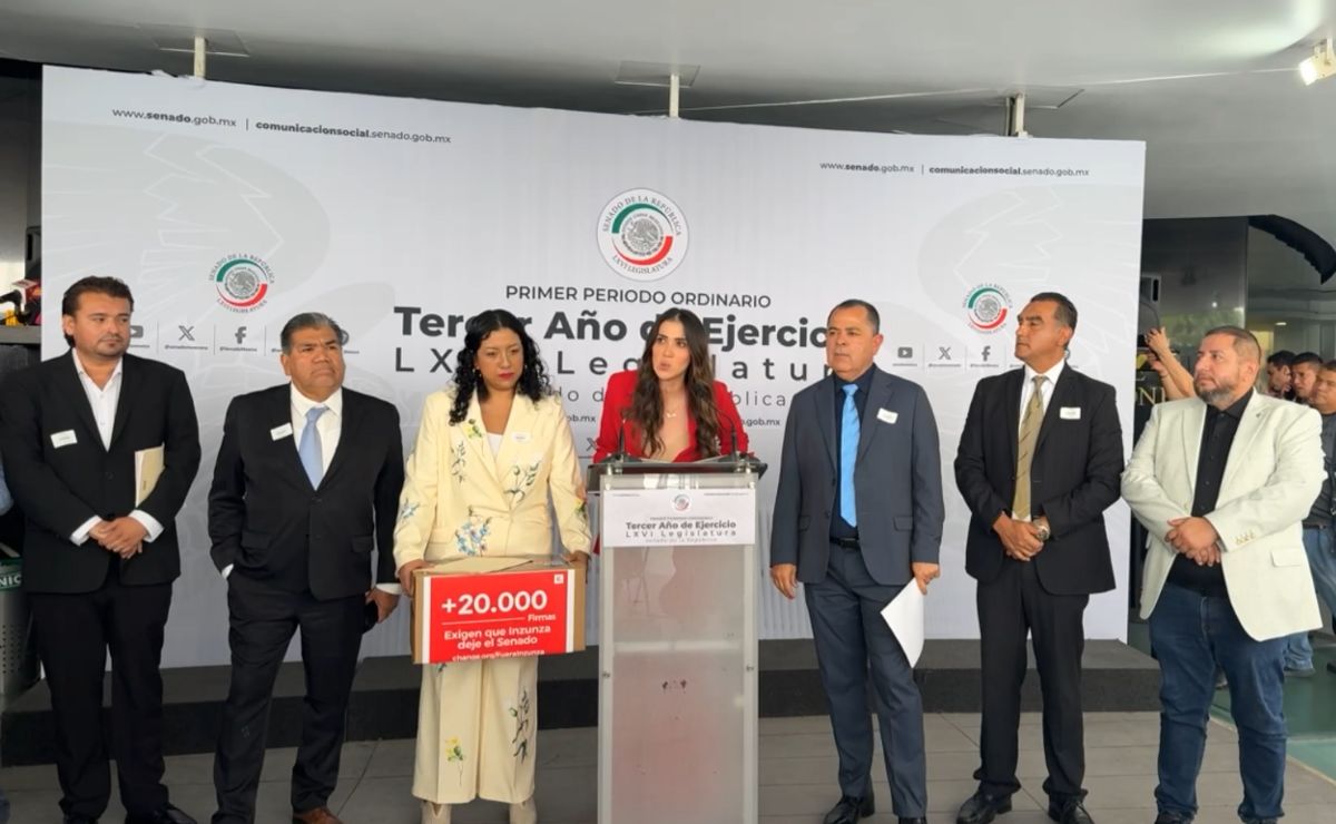 Paloma Sánchez lleva 22 mil firmas al Senado y exige salida de Inzunza