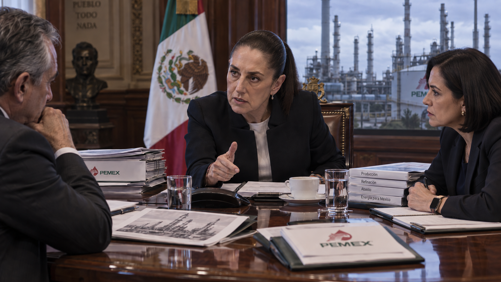 Reclama Presidenta caída en combustibles y mayor dependencia de importaciones.