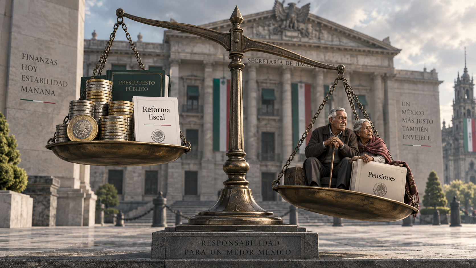 Pensiones y bajo ingreso público estrechan cada vez más el margen fiscal.