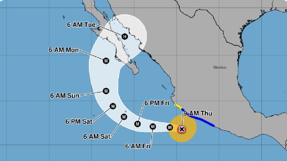 Polo baja a categoría 4 y amenaza Baja California Sur tras el domingo