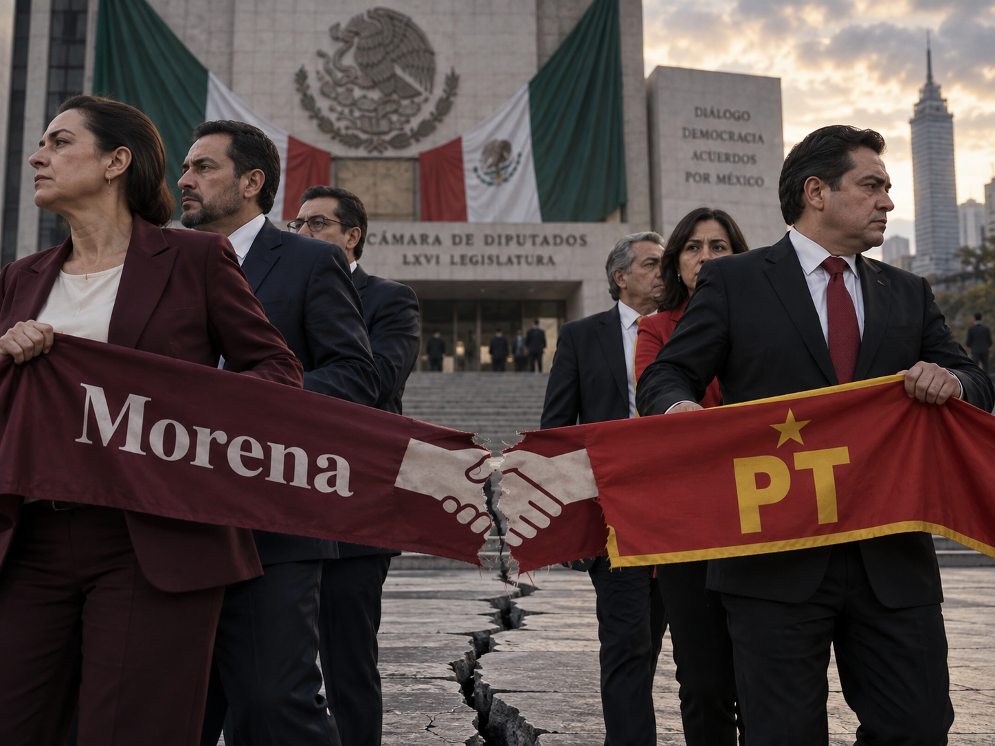PT acusa desdén de Morena; Mier pide calma y descarta una ruptura