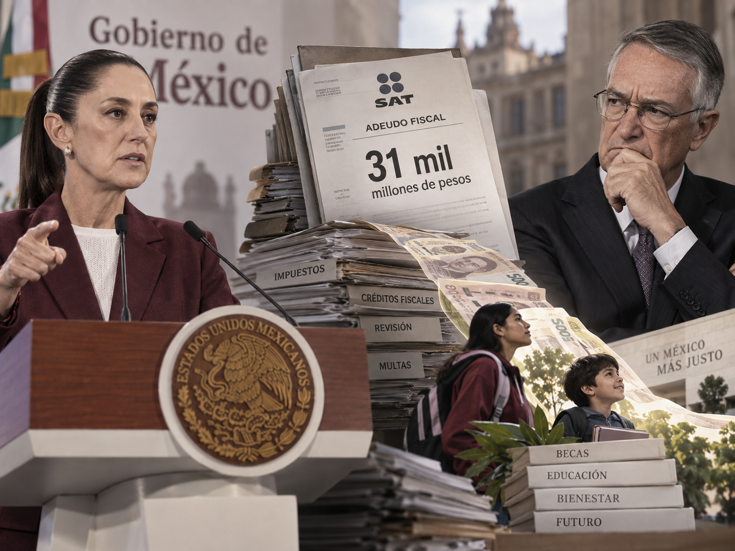 Sheinbaum afirma que Salinas Pliego cumple pagos mensuales tras pacto fiscal.