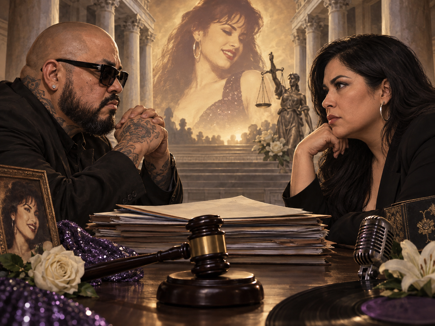 Pleito por legado de Selena enfrenta a A.B. y Suzette Quintanilla