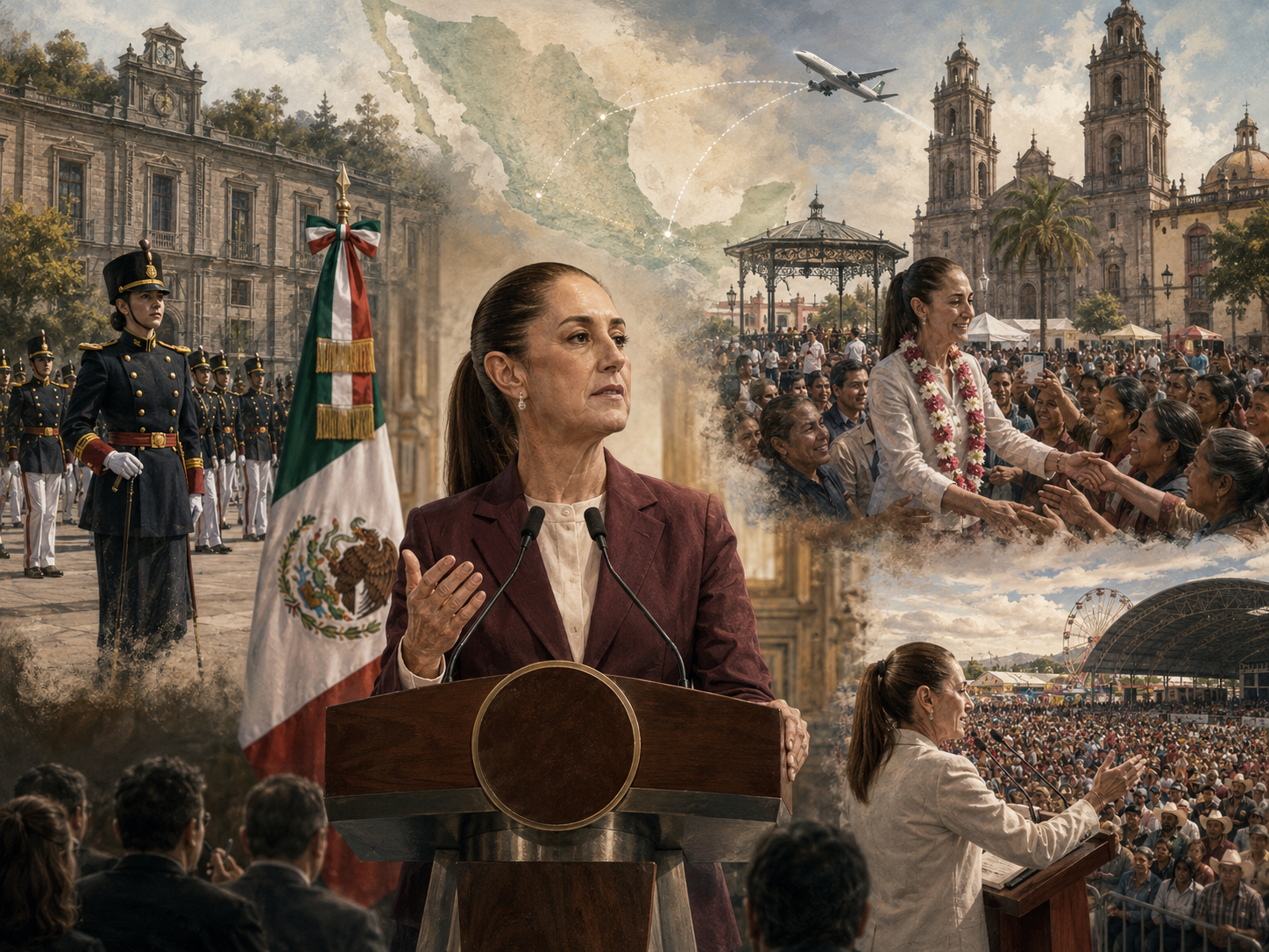 La Presidenta inicia en los estados la exposición de resultados de su Gobierno.