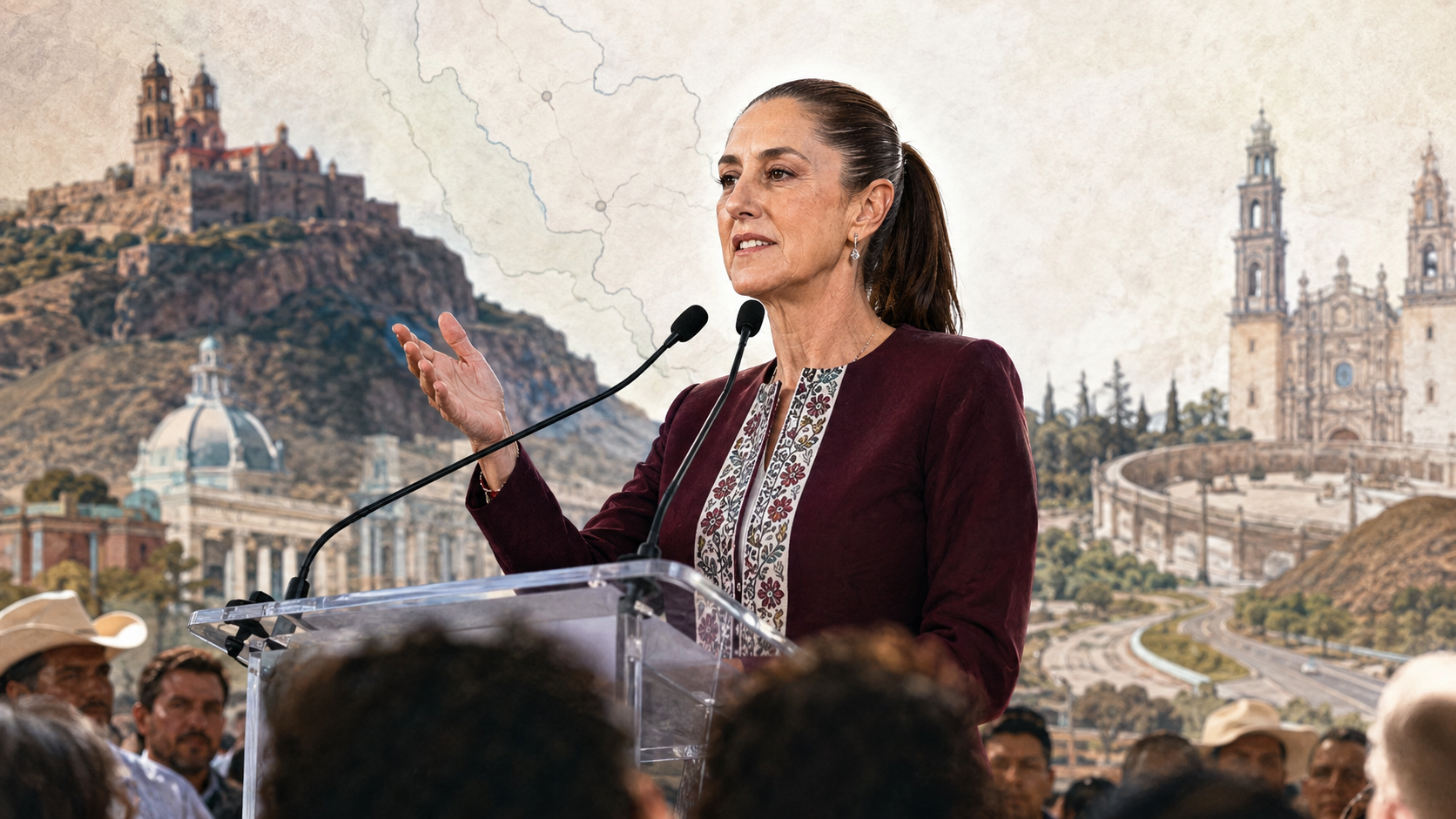 La Presidenta encabezará actos públicos en tres estados durante este viernes.