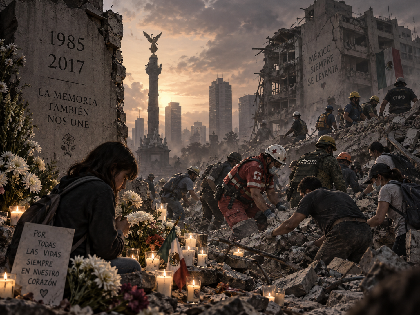 Dos 19S marcaron a México: miles de muertos, ruinas y memoria nacional