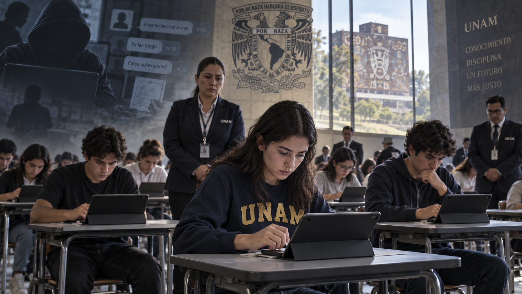 UNAM vuelve a examen presencial tras irregularidades en admisión 2026.