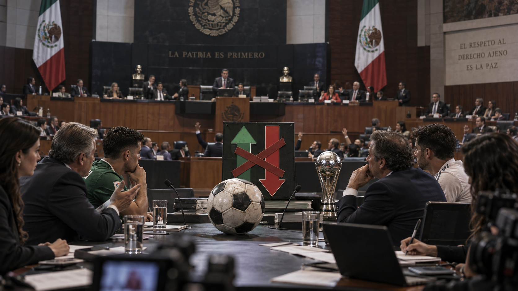 Senado debate la falta de ascenso y descenso con clubes y futbolistas.