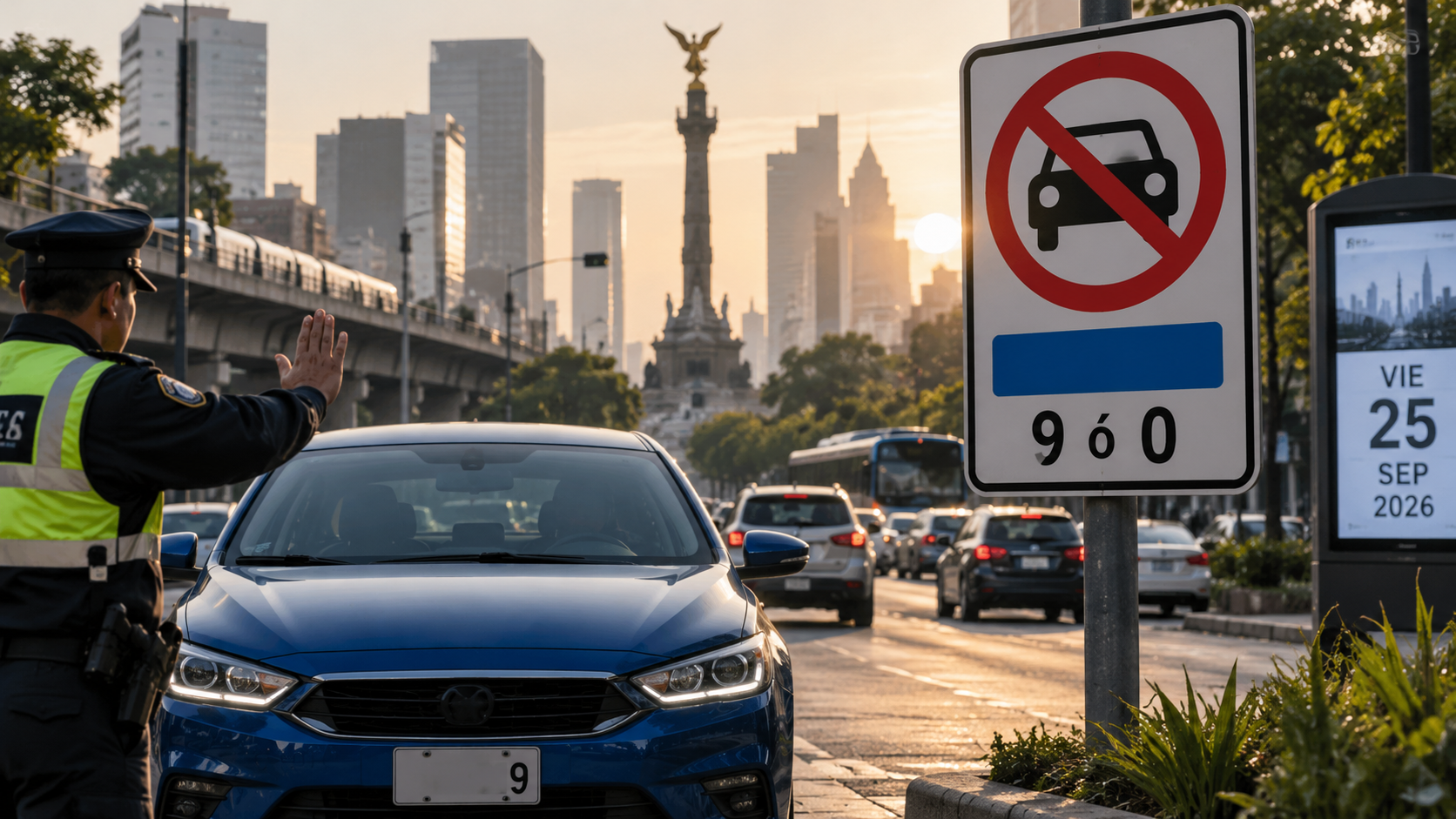 Hoy No Circula: placas 9 y 0 descansan este viernes en CDMX y Edomex