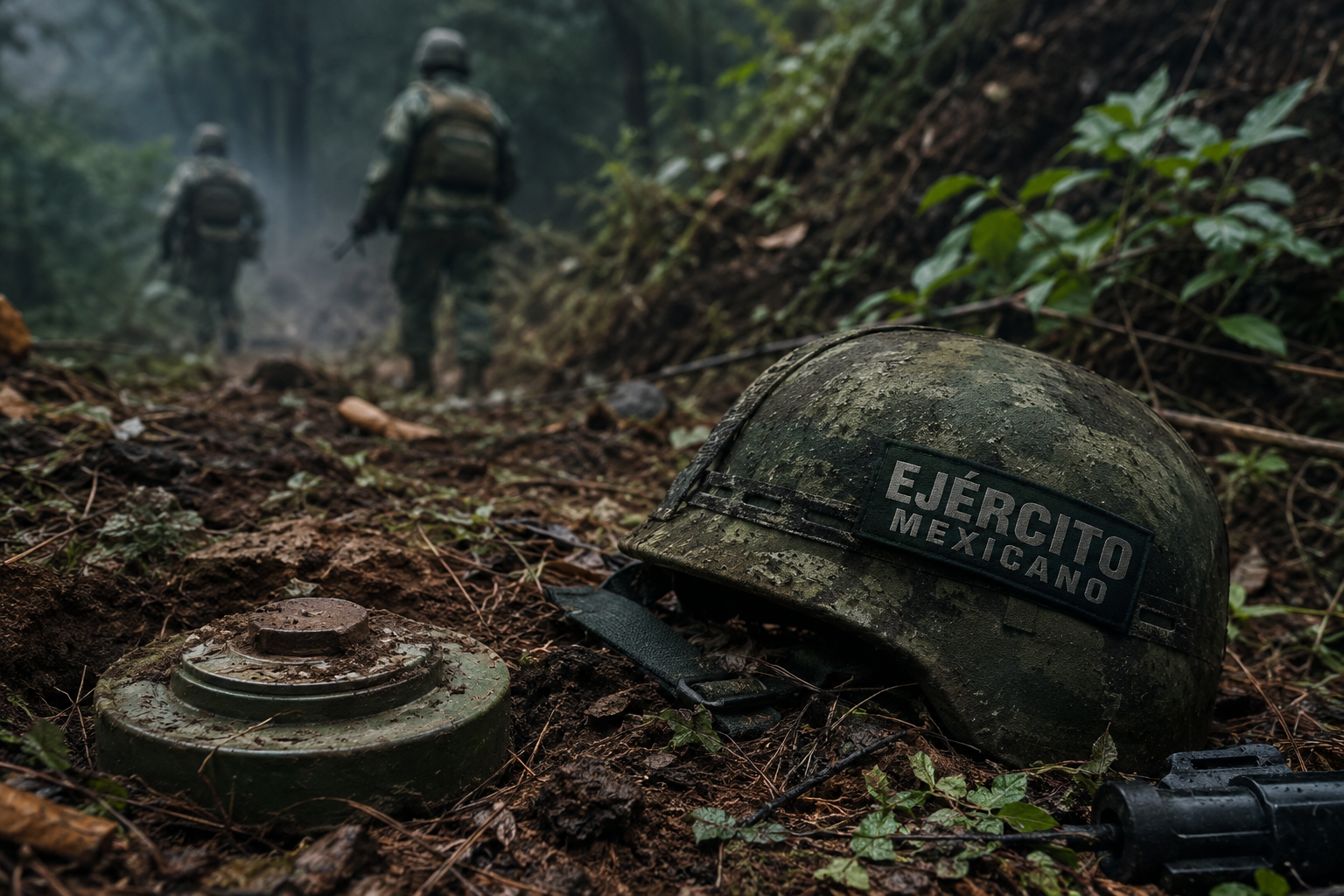Militar de élite muere al detonar una mina en la sierra de Michoacán