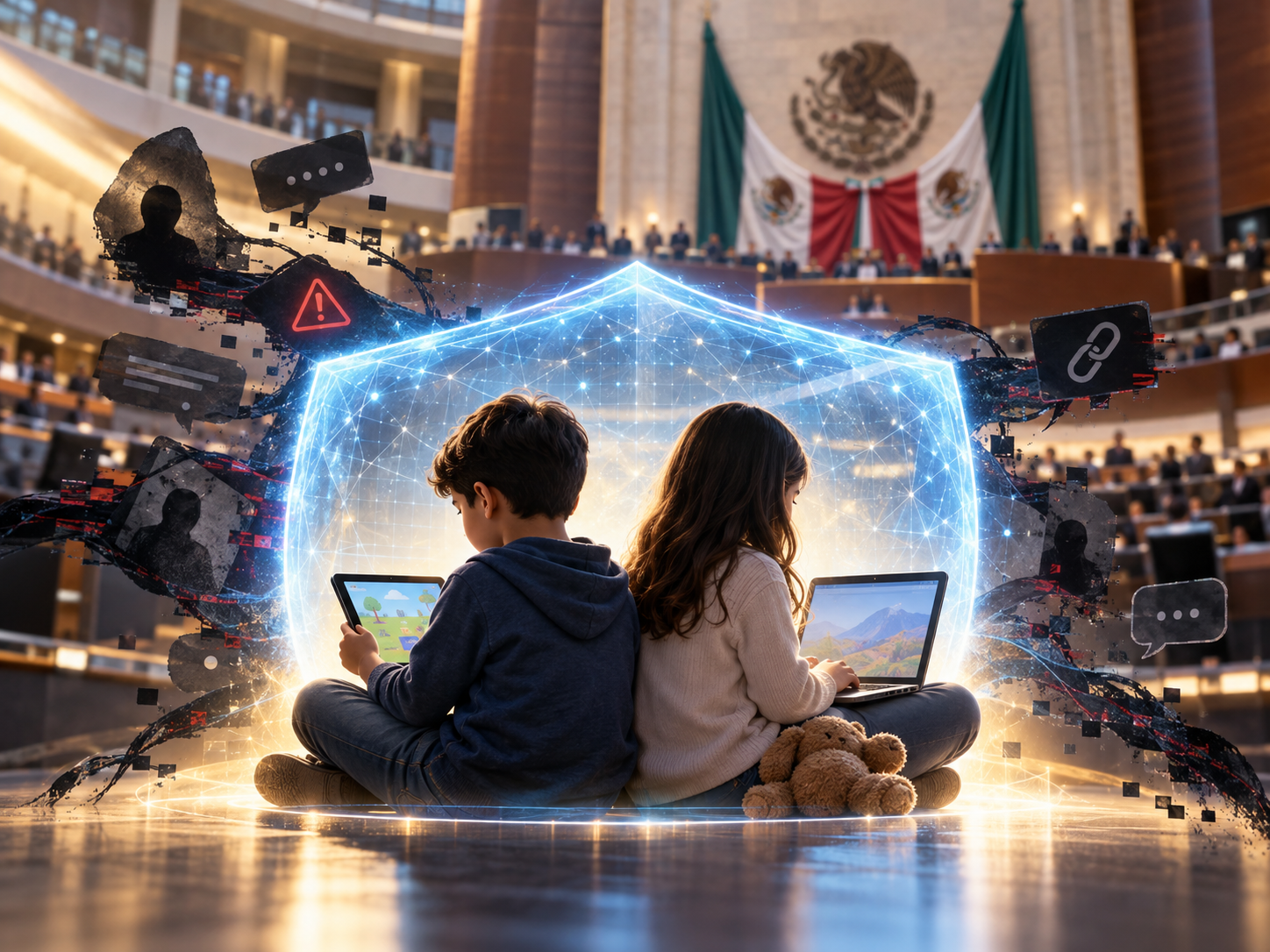 Senado acelera medidas para blindar a menores contra violencia digital