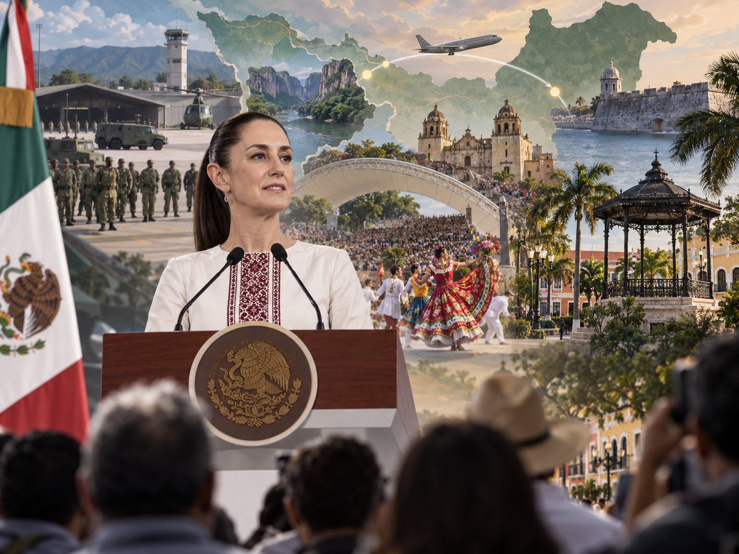 La Presidenta tendrá cuatro actividades públicas en tres estados del sureste.