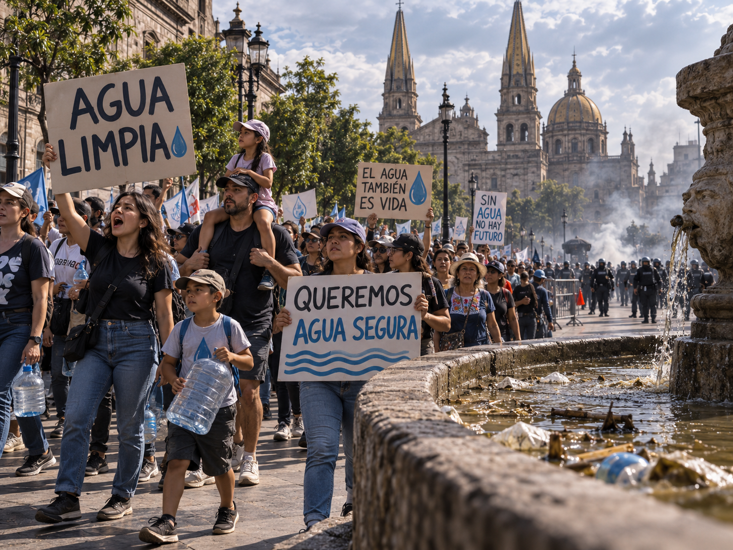 La CNDH investiga infiltrados; Lemus acusa violencia por interés político
