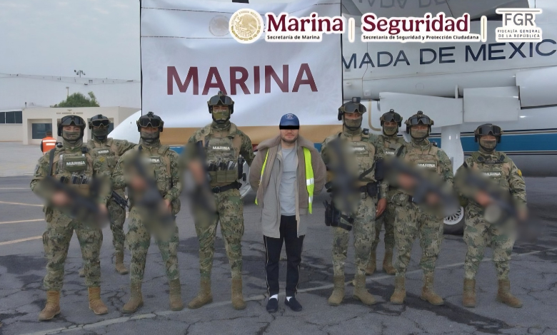 El exmarino fue capturado en Zapopan e ingresado al penal del Altiplano.