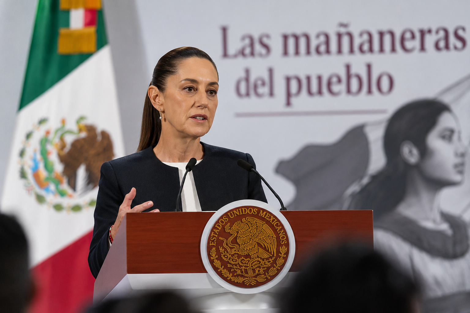 La agenda oficial solo anuncia la mañanera de las 7:30 en Palacio Nacional.