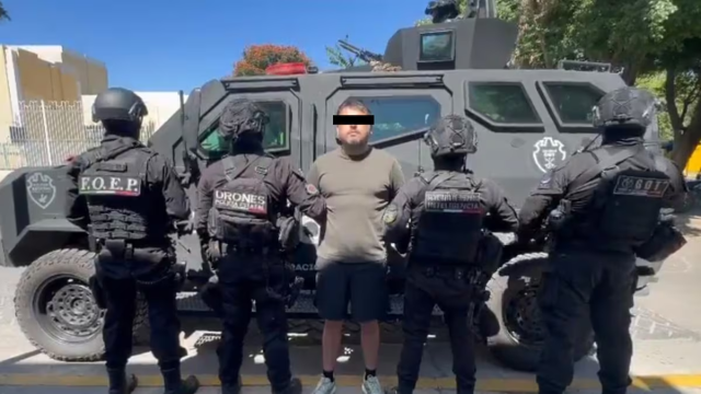 Con drones y vigilancia aérea, Jalisco capturó a un prófugo de EU.