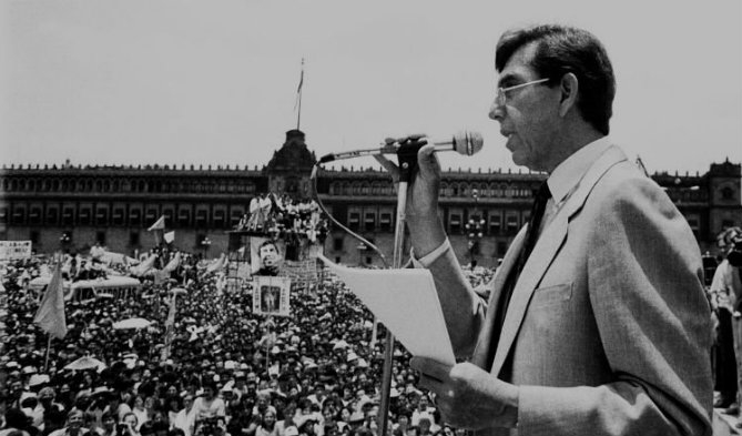 El ingeniero marcó la lucha democrática y fundó el histórico PRD.