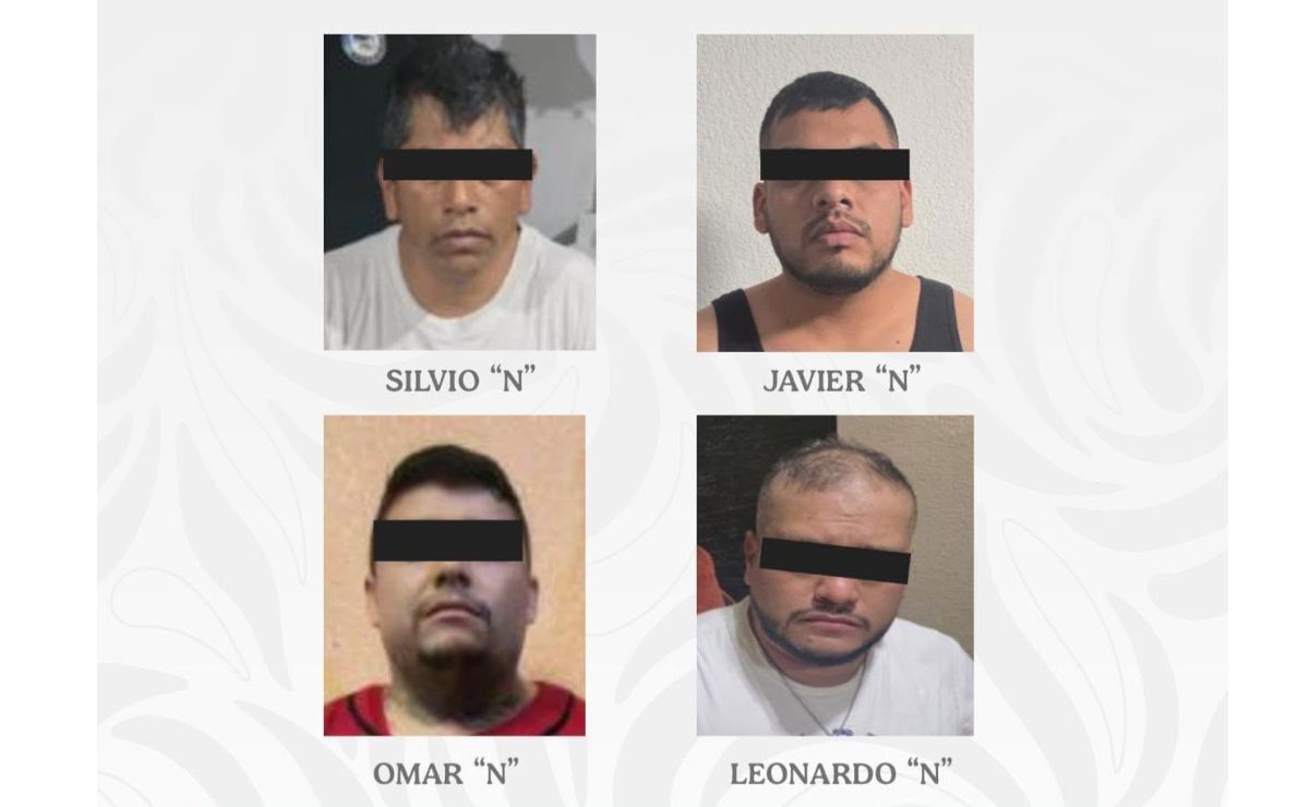 Caen cuatro tras cinco cateos; aseguran armas, droga y maquinaria.