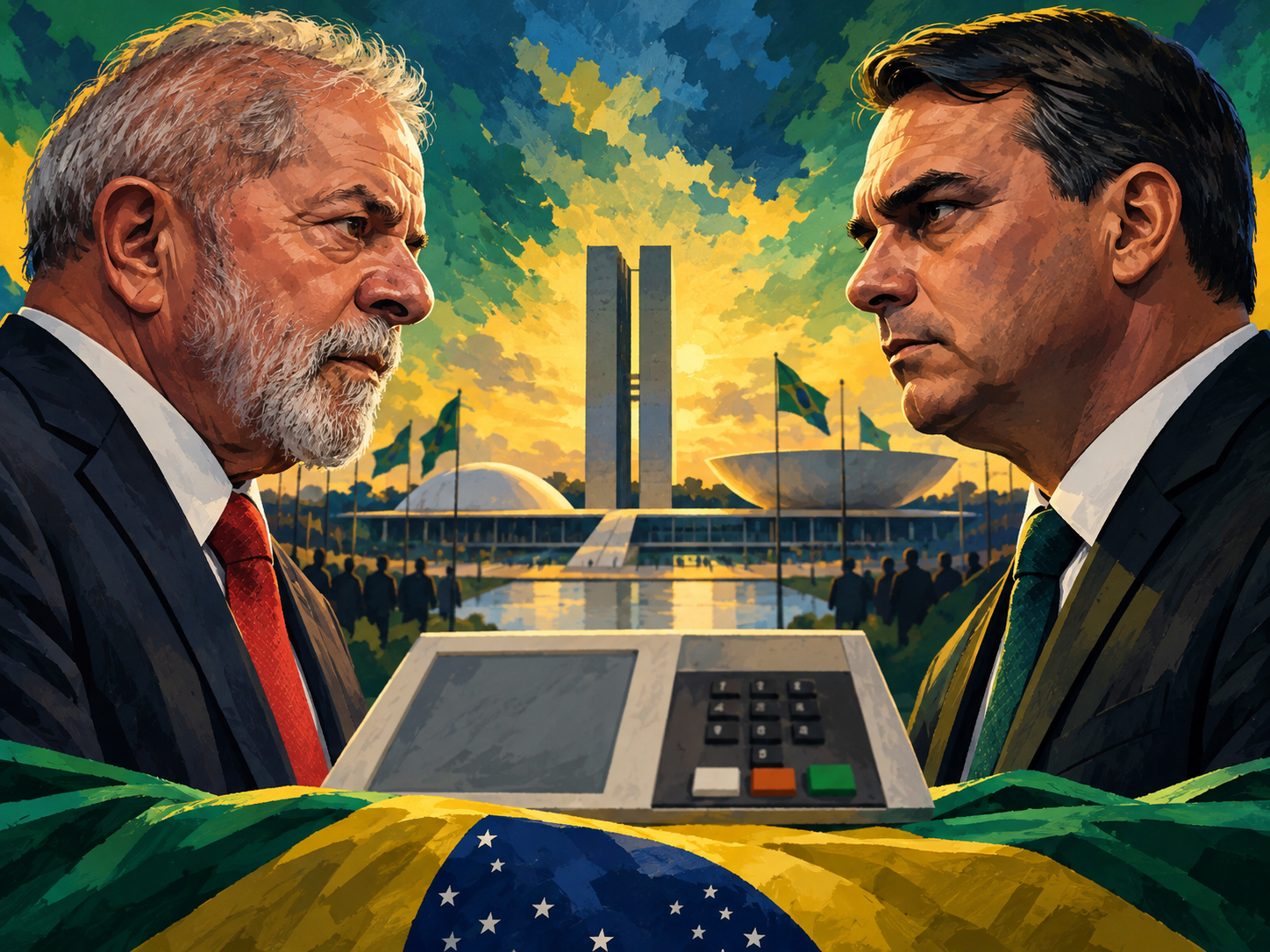 Flávio Bolsonaro supera a Lula; Brasil irá a balotaje el 25 de octubre