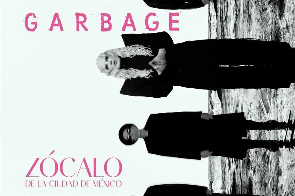 Shirley Manson y Garbage darán concierto gratis en el Zócalo de CDMX.