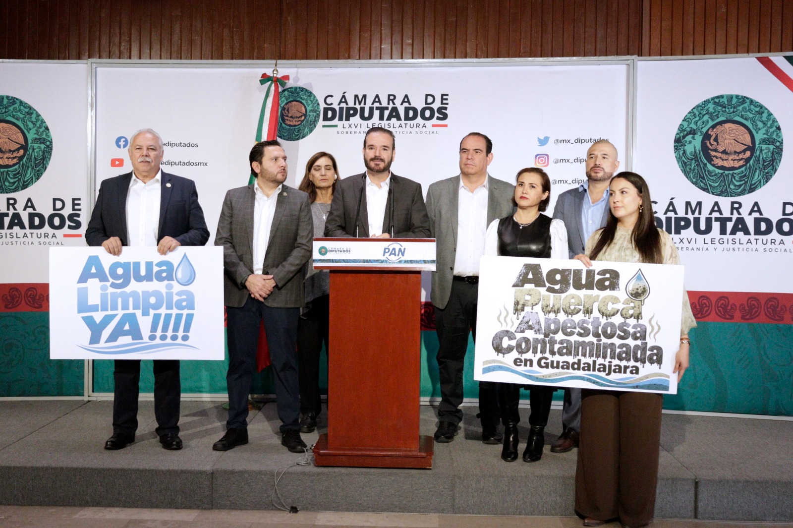 PAN denuncia agua sucia en Guadalajara y exige frenar la crisis.
