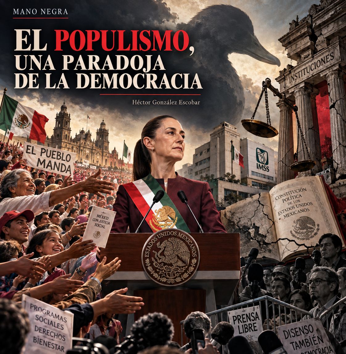 Claudia Sheinbaum, el populismo y los riesgos para la democracia en México.