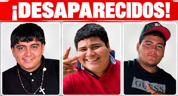 Caravana busca a tres hermanos desaparecidos en Matamoros, Tamaulipas.