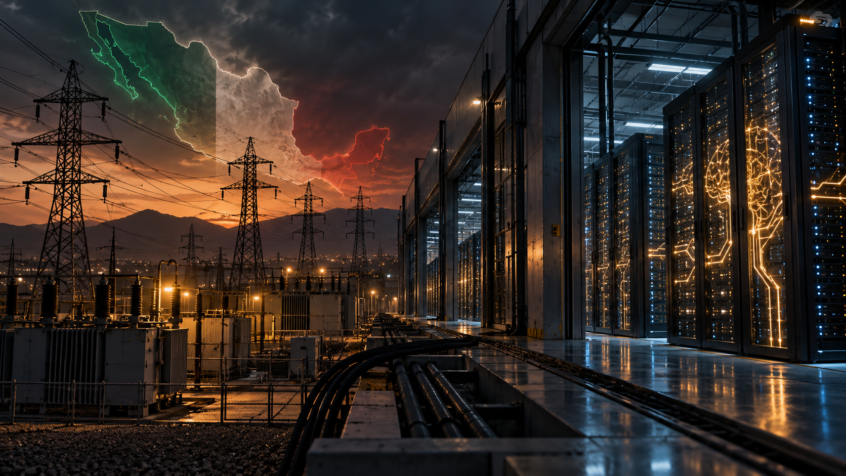 Red eléctrica de México no alcanza para atender el auge de centros de IA.