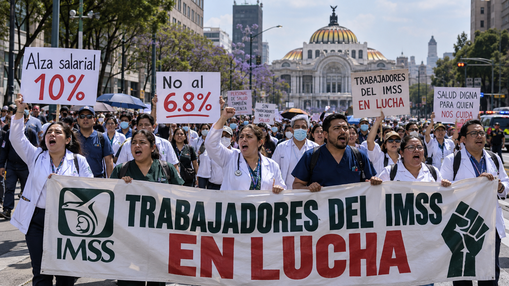 Marcharán desde el Centro Médico Siglo XXI; prevén cierres en Reforma e Insurgentes.