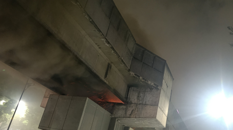 Fuego obliga a cerrar seis estaciones; Metro activa apoyo de RTP.