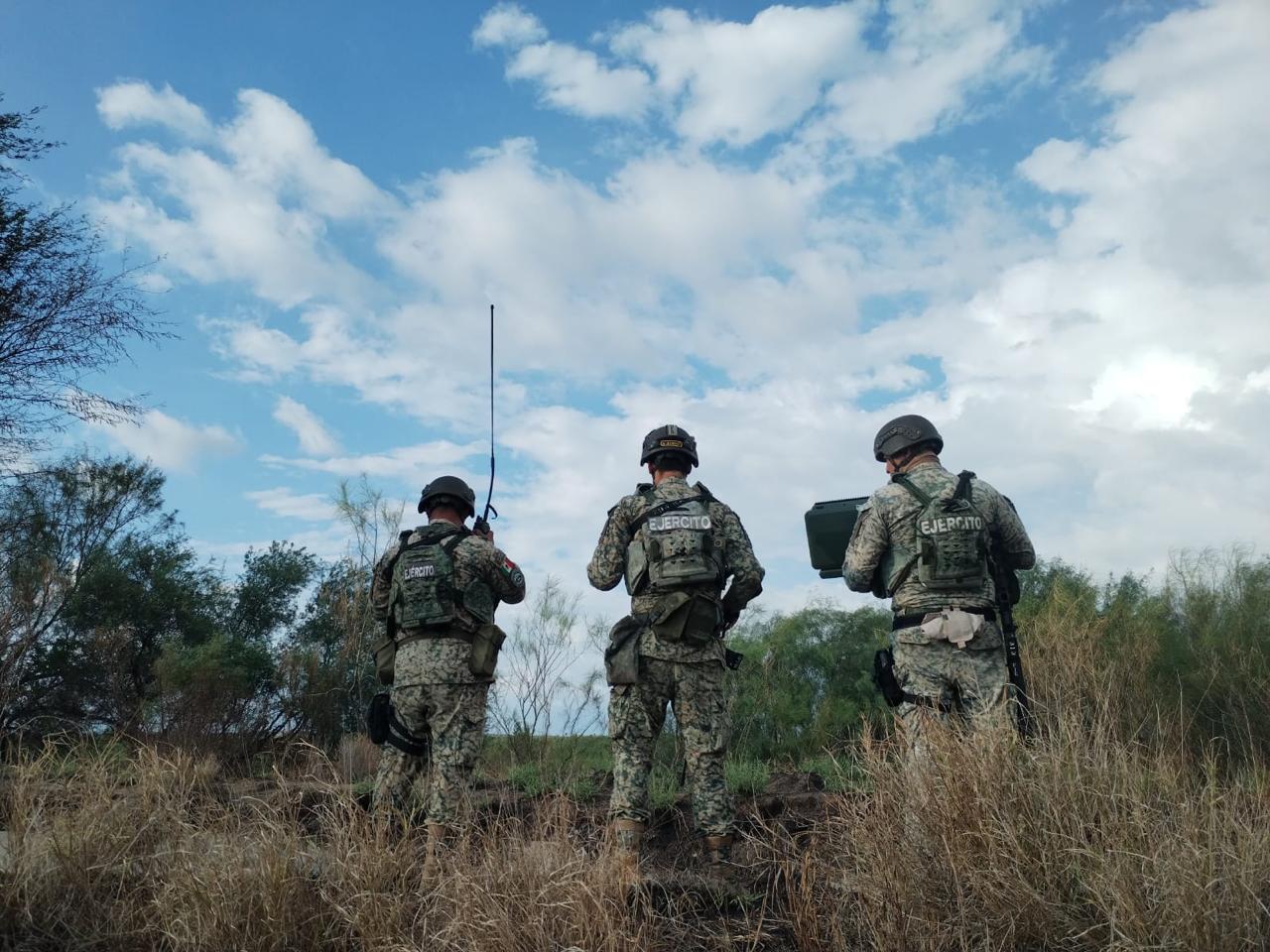 México despliega 500 militares en frontera de Tamaulipas ante tráfico
