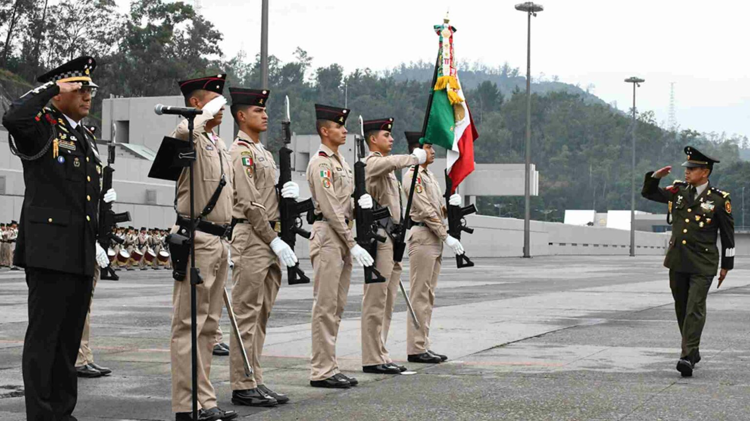 Juan José Montiel asume mando del Heroico Colegio Militar en Tlalpan.