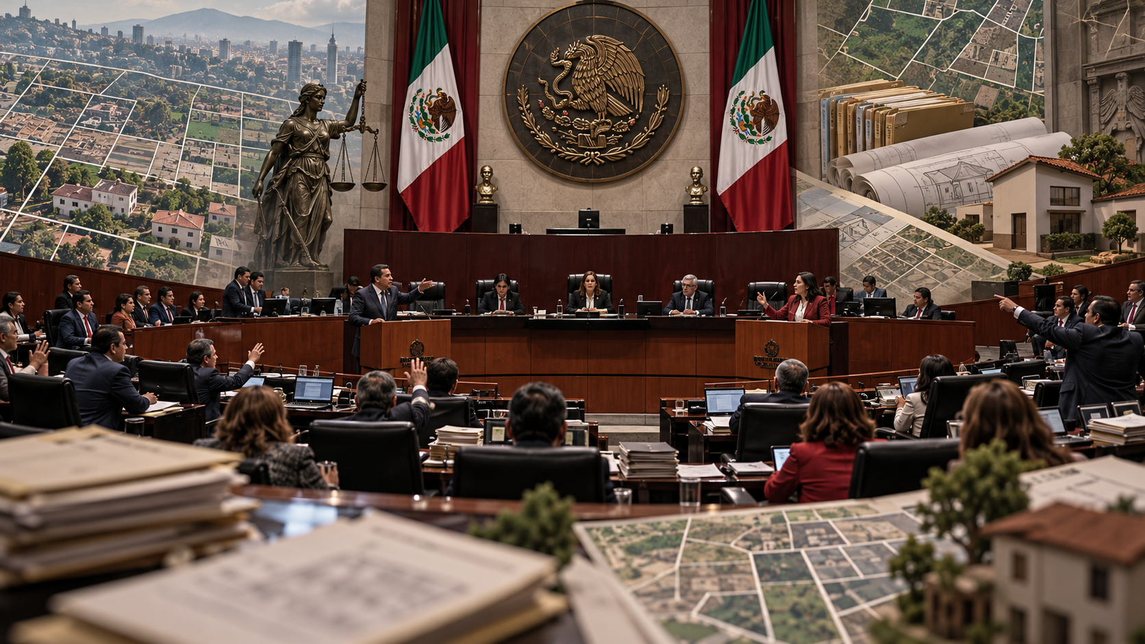 Senado avala ley catastral; oposición alerta por alza en el predial.