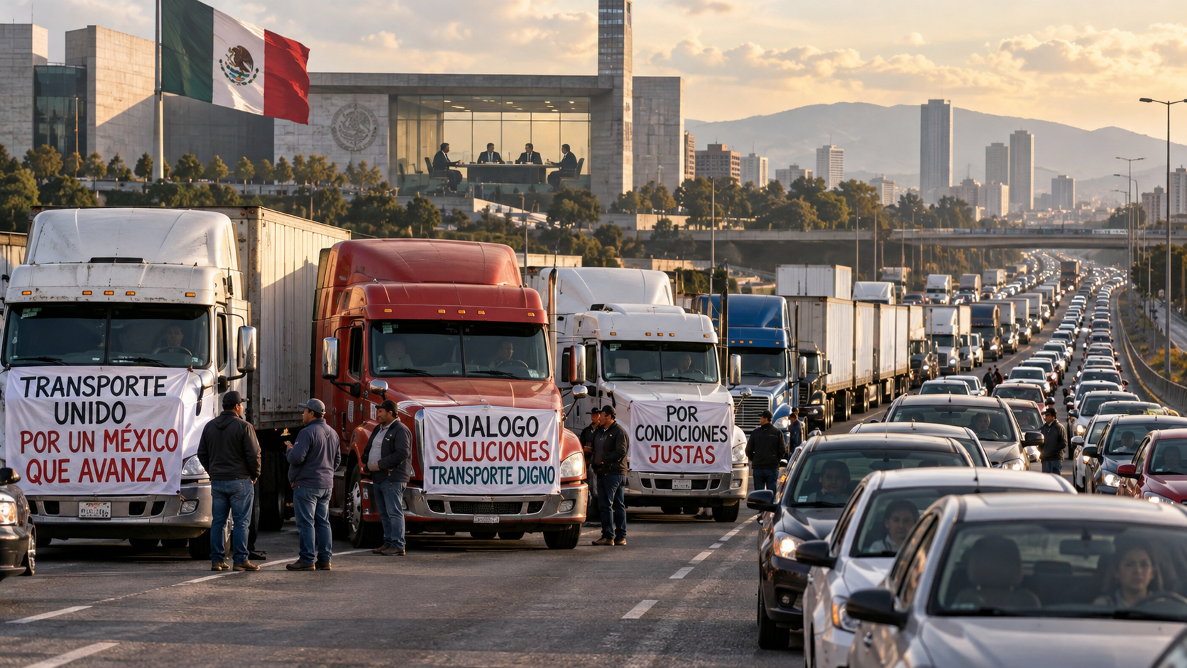 Segob acusa a CANACAR de afectar la movilidad; arrancan mesas con Hacienda.