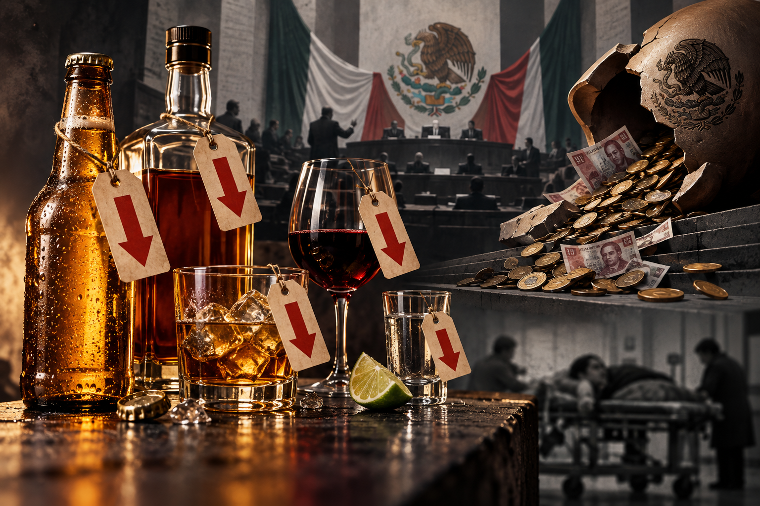 RASA alerta que reforma al IEPS bajaría precios y elevaría el consumo de alcohol.
