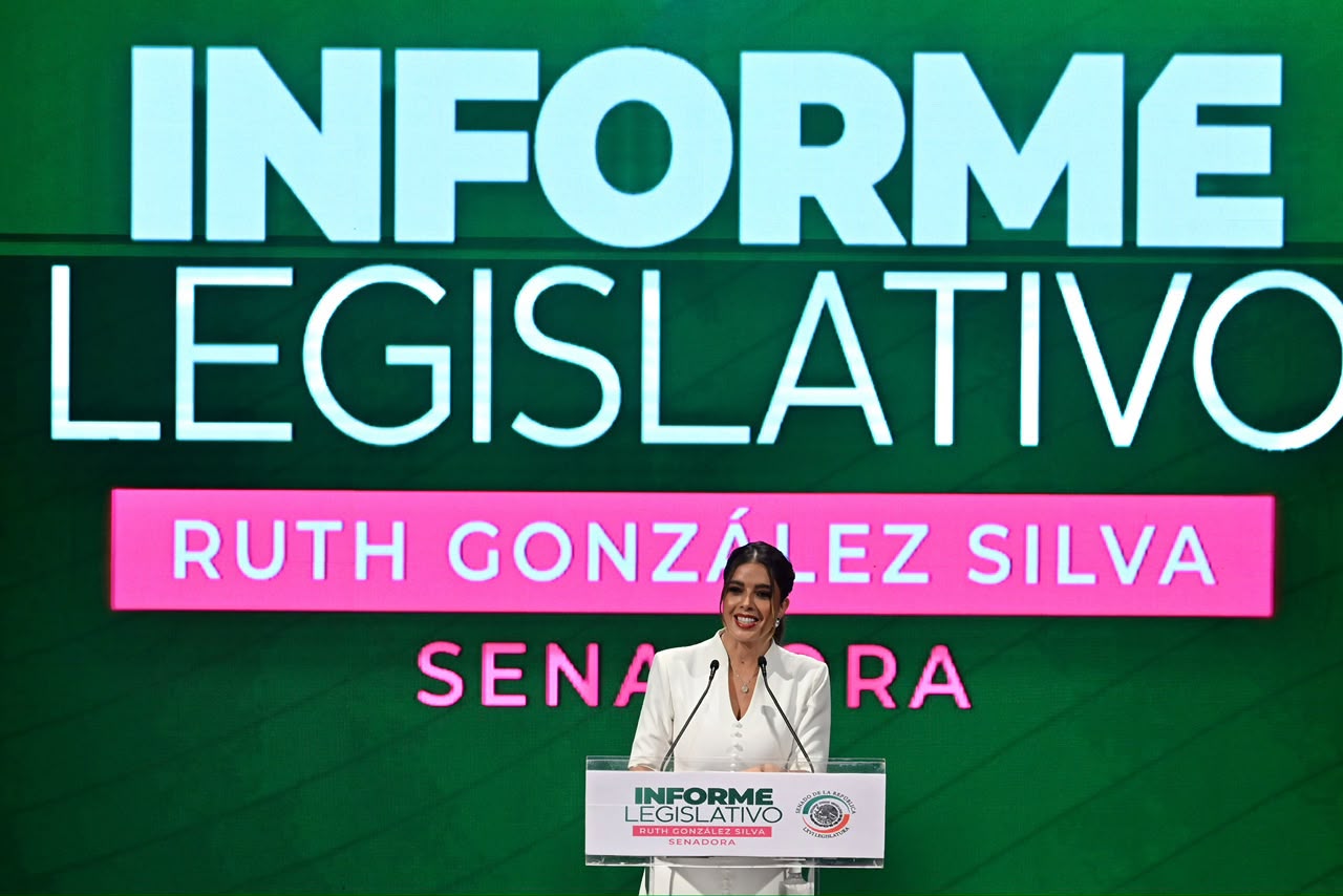 En su segundo informe, la senadora destacó salud, empleo y el T-MEC en SLP.