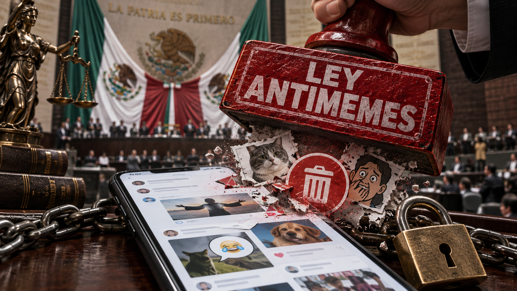 Diputados avalan multas millonarias; alertan por censura digital.