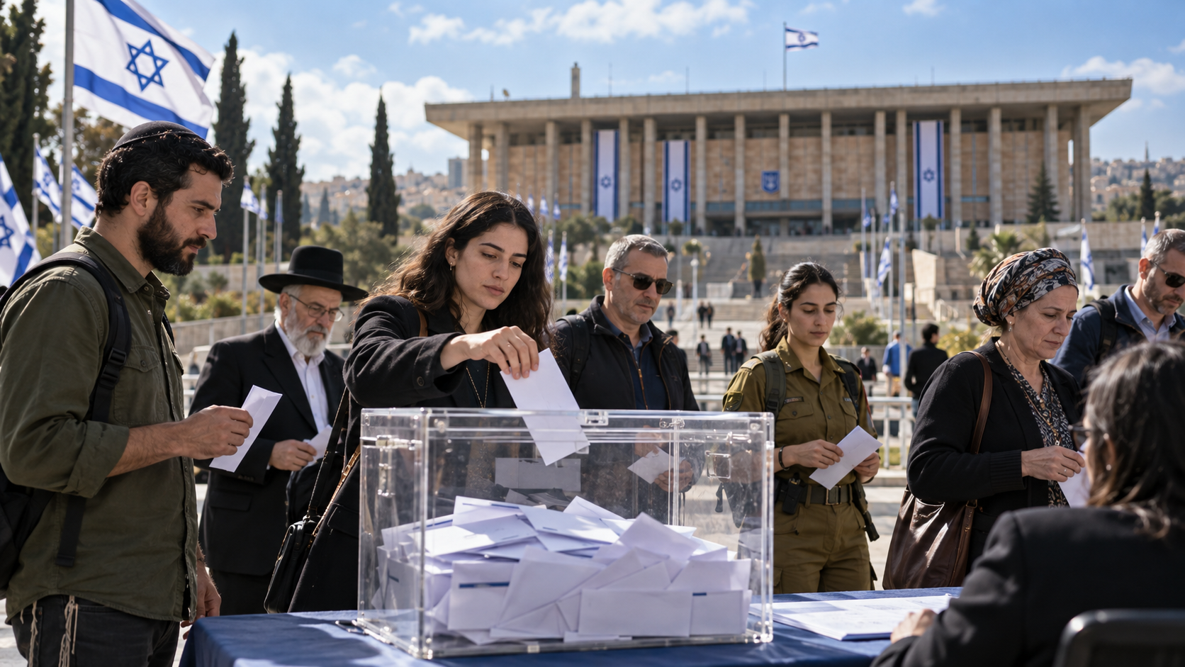 Israel elige a 120 diputados en una jornada clave para su Gobierno.