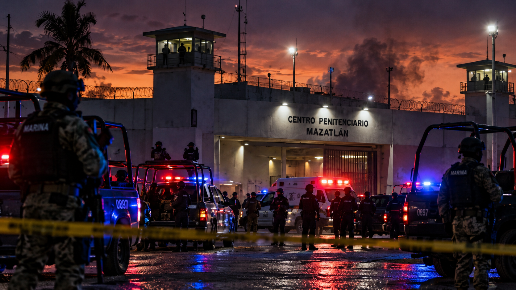 Dos riñas en el penal de Mazatlán dejan 12 muertos, incluido un menor.