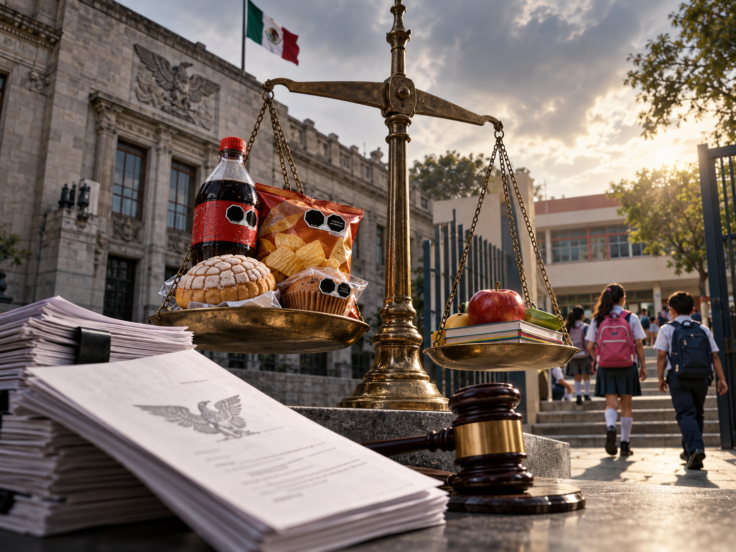 Corte votará amparos de Coca-Cola y Maison Kayser por comida escolar